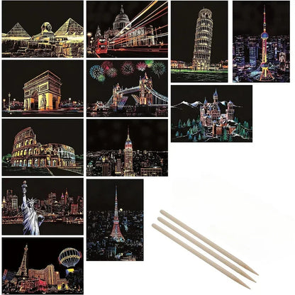 Famous Night Scenes Sets (4Pcs)