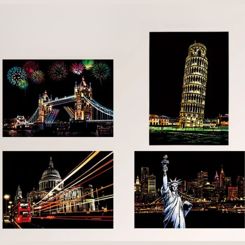 Famous Night Scenes Sets (4Pcs)