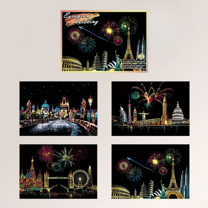 Famous Night Scenes Sets (4Pcs)